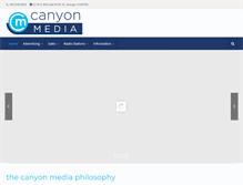 Tablet Screenshot of canyonmedia.net